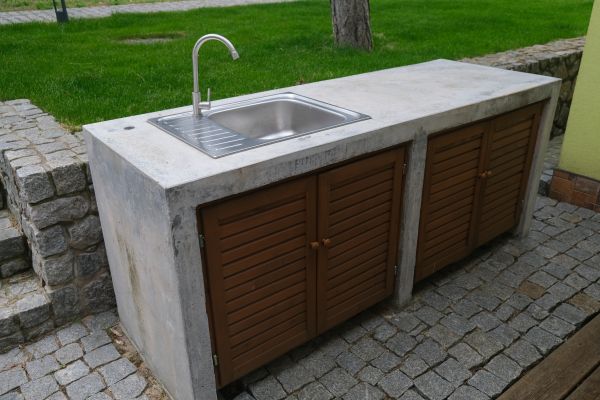 Exterior Cabinet Installation in Irving